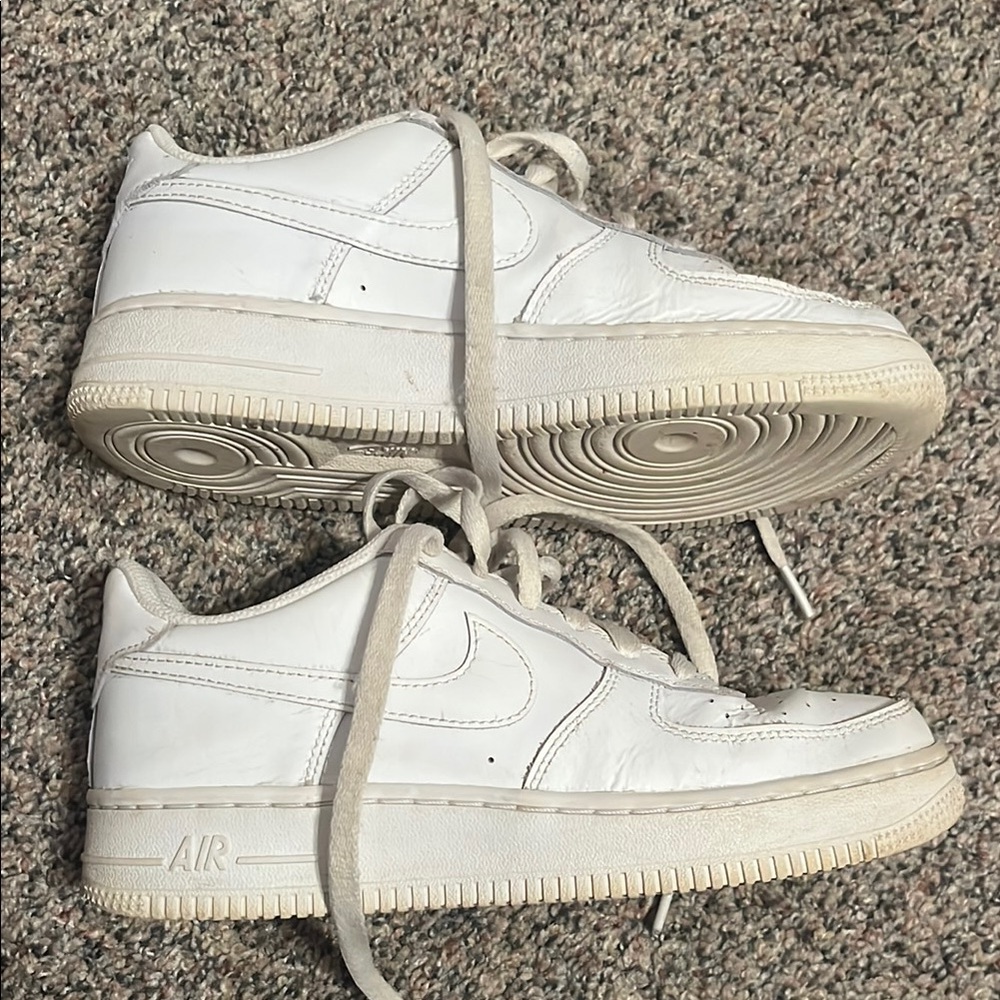 White Nike Air Force 1s